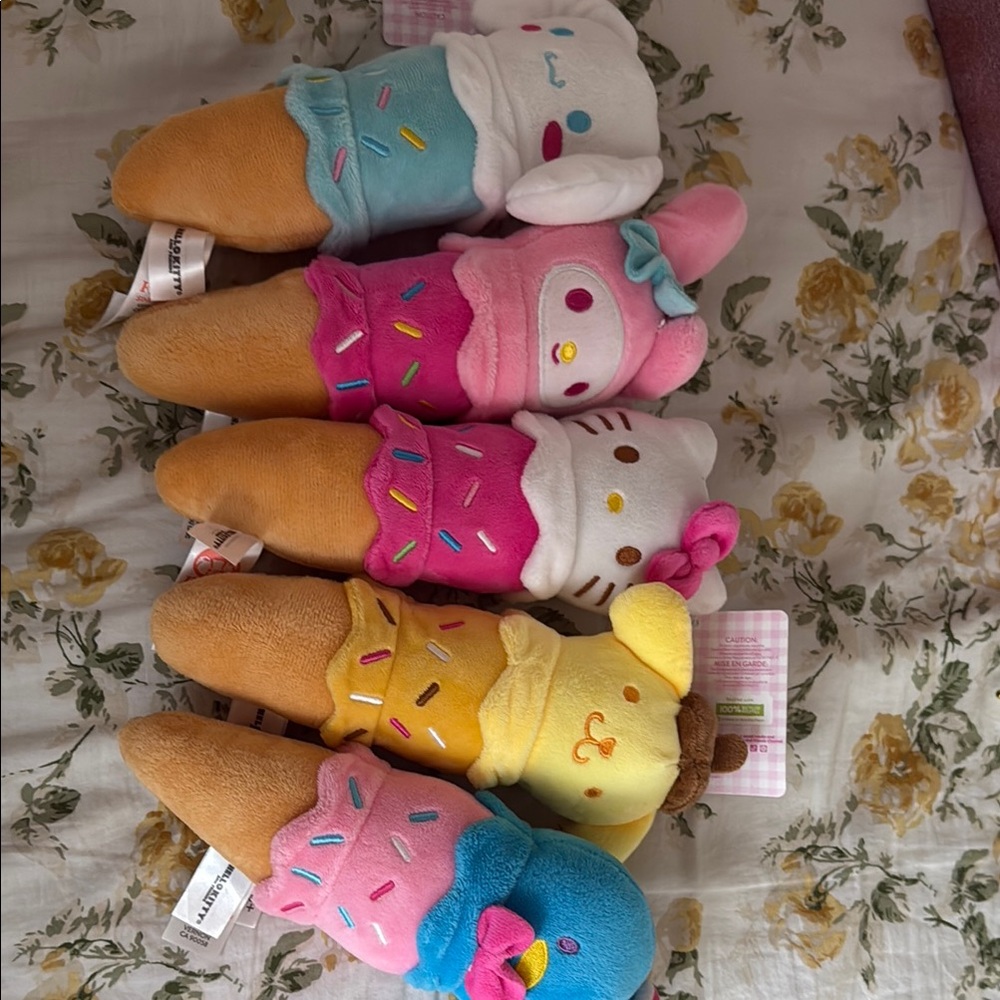 Hello kitty Sanrio Ice Cream Plush Toys